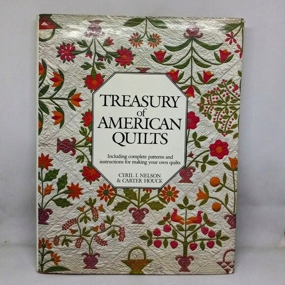 Treasury Of American Quilts-Nelson & Houck-1984-Hardcover-DJ-Very Good Condition - Picture 1 of 12